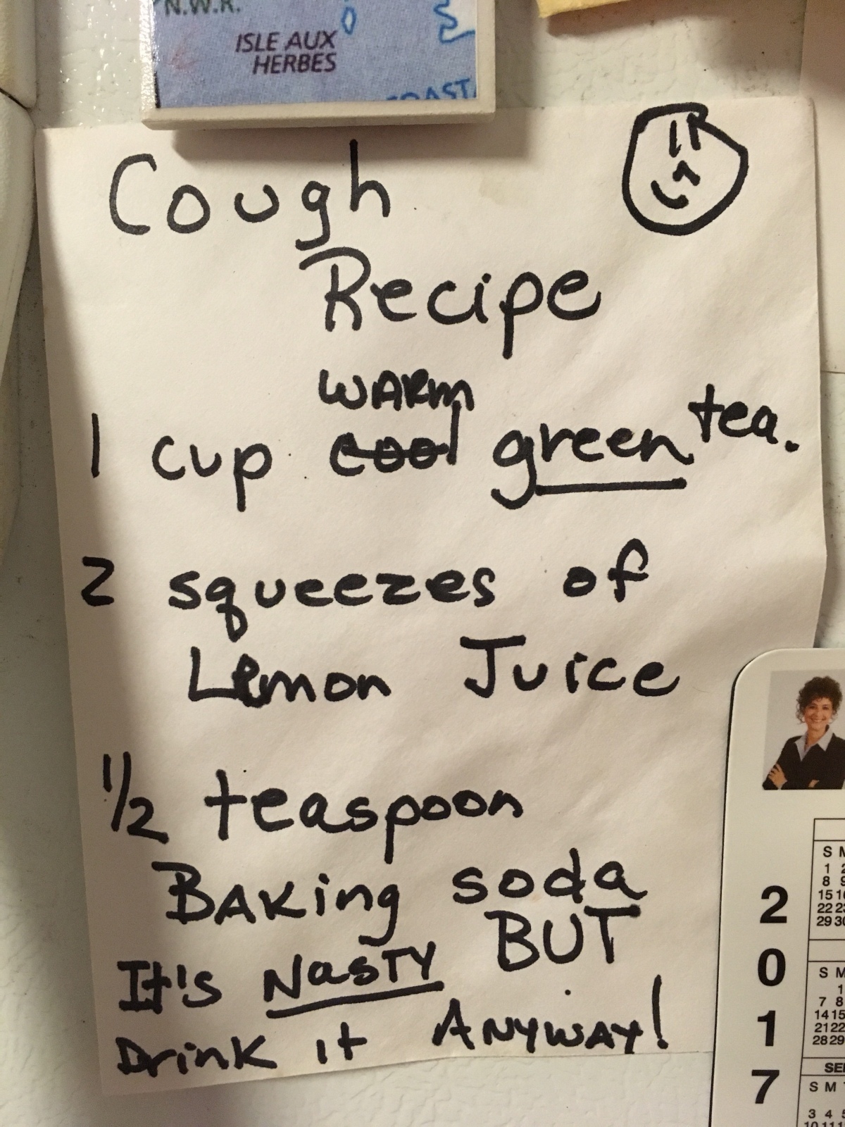 Cough and Cold Relief Recipe