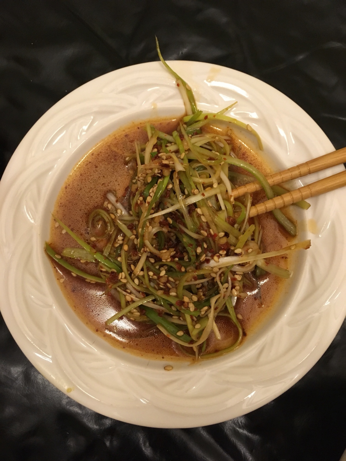Korean Spicy Green Onion Salad banchan recipe